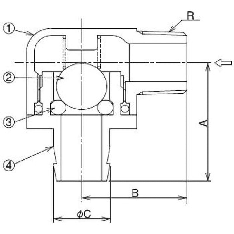 バキュームブレーカ KC 兼工業 バルブ関連部品 【通販モノタロウ】
