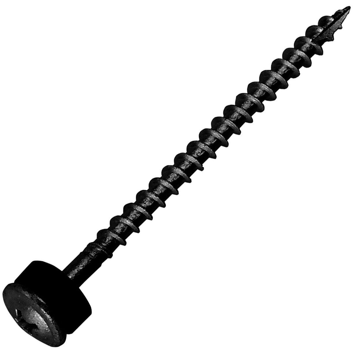 00045653 瓦用パワービス ダイドーハント(旧:大同製鋲所) ステンレス製 黒ラスパート 頭径10mm 1箱(200本)
