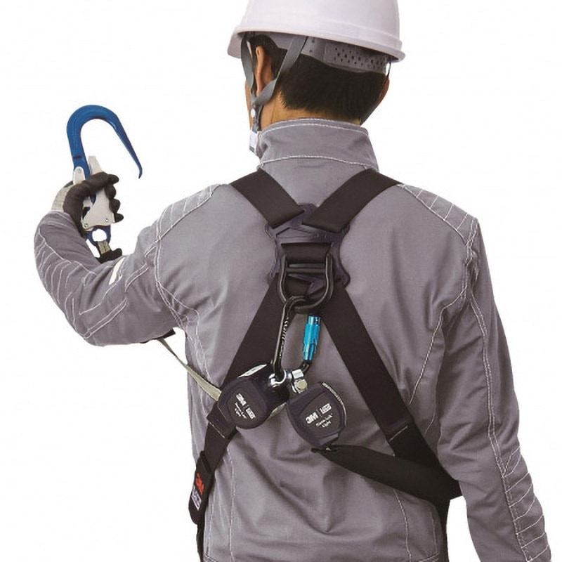 3M 巻取り式ランヤード 軽量型 ツイン DBI-サラ 3101740 3101740 軽量型 巻取り式ランヤード ツイン(タイプ1) ショック