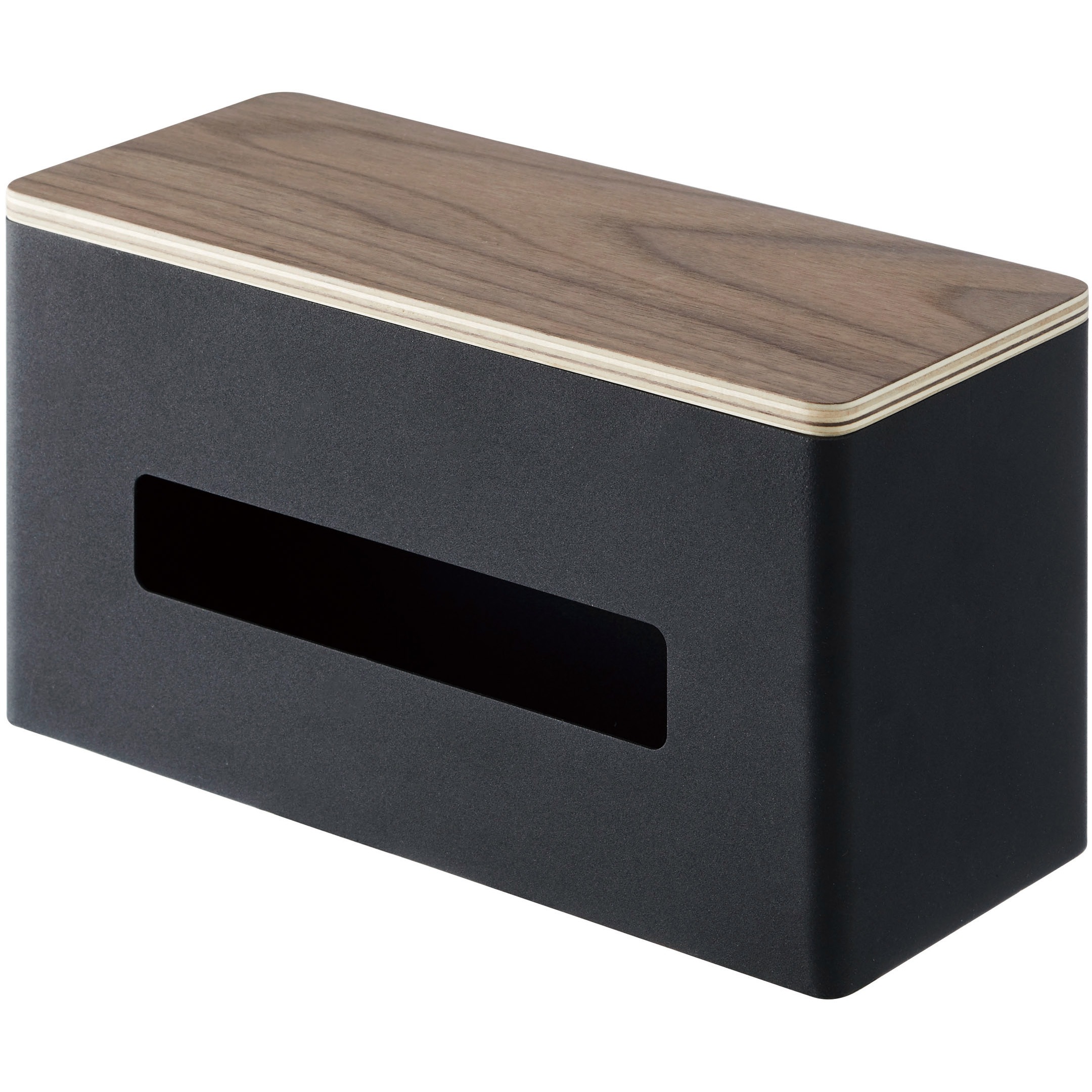 4765 両面ティッシュケース リン 山崎実業 ブラウン色 - 【通販