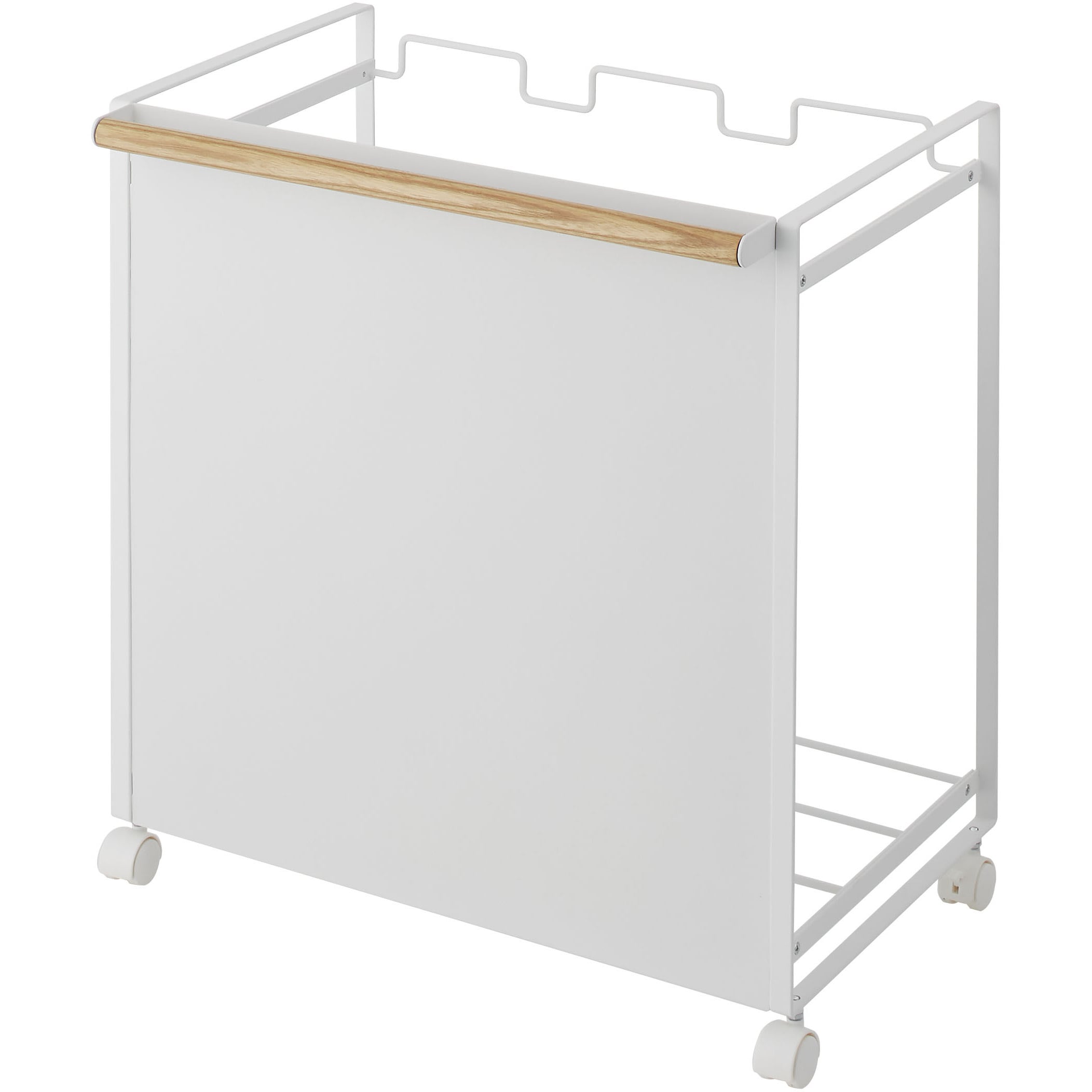 4780 目隠し分別ダストワゴン トスカ 3分別 山崎実業 ホワイト色