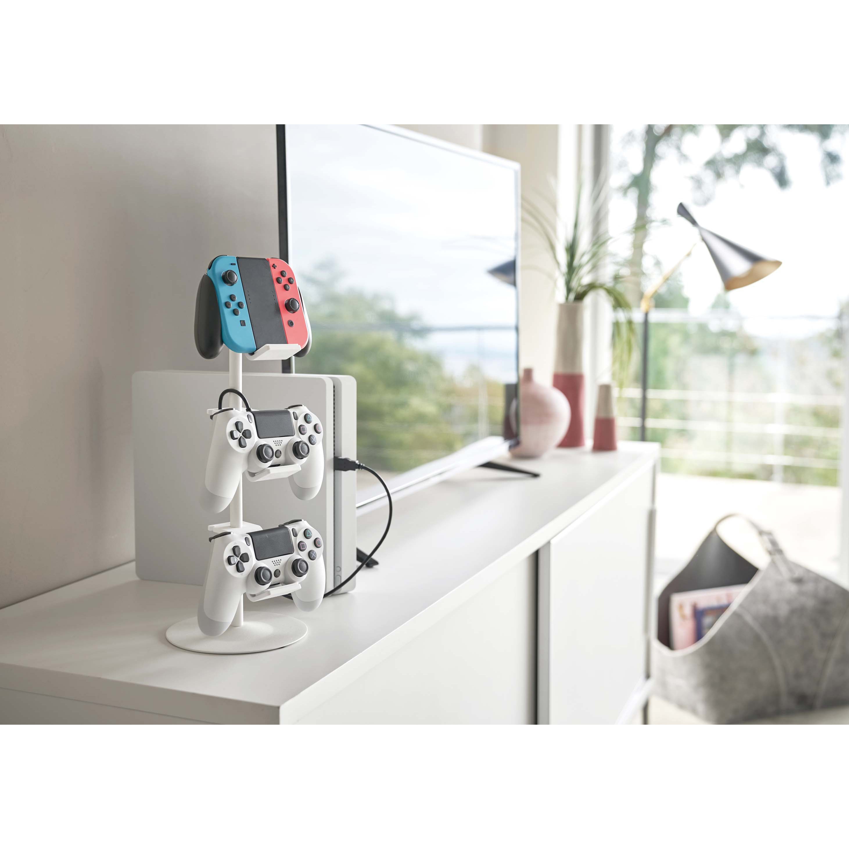 5088 ゲームコントローラー収納ラック スマート 1個 山崎実業 【通販
