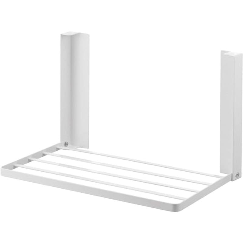 5096 洗濯機横マグネット折り畳み棚 タワー 山崎実業 ホワイト色