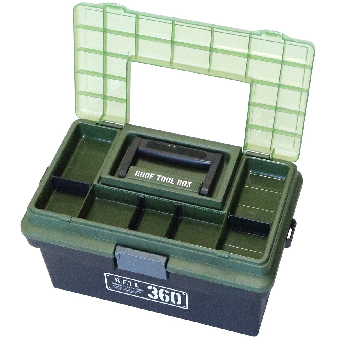 360X ルーフツールボックス JEJアステージ ポリプロピレン 外寸(幅