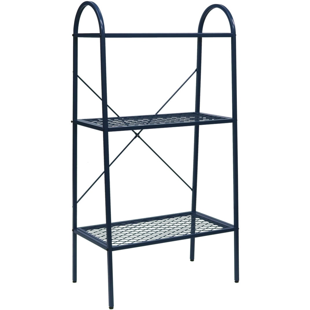 TW002BLU オープン3段ラック「TWILL」(ツイル) 住まいスタイル ブルーグレー色   TW002BLU 7,219円