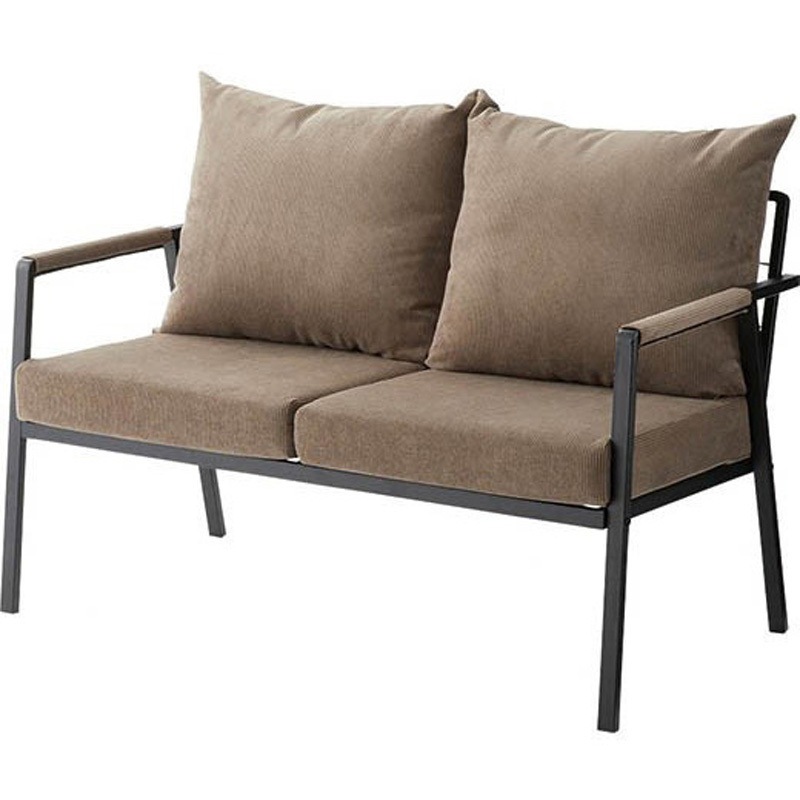 IMS-2SBE フレームソファ 2人掛け 井上金庫販売 アームカバーは取り外し可能仕様 幅1140mm奥行710mm高さ820mm  IMS-2SBE