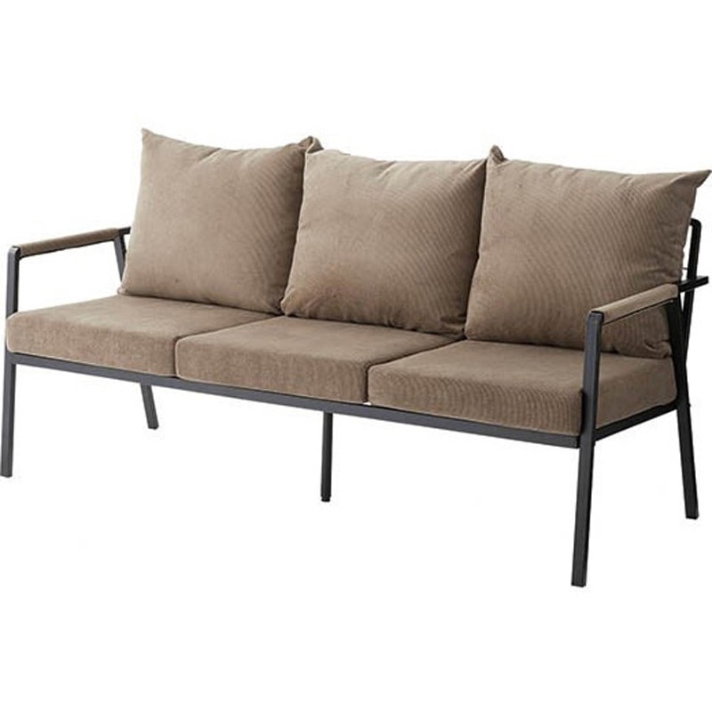 IMS-3SBE フレームソファ 3人掛け 井上金庫販売 アームカバーは取り外し可能仕様 幅1680mm奥行710mm高さ820mm  IMS-3SBE