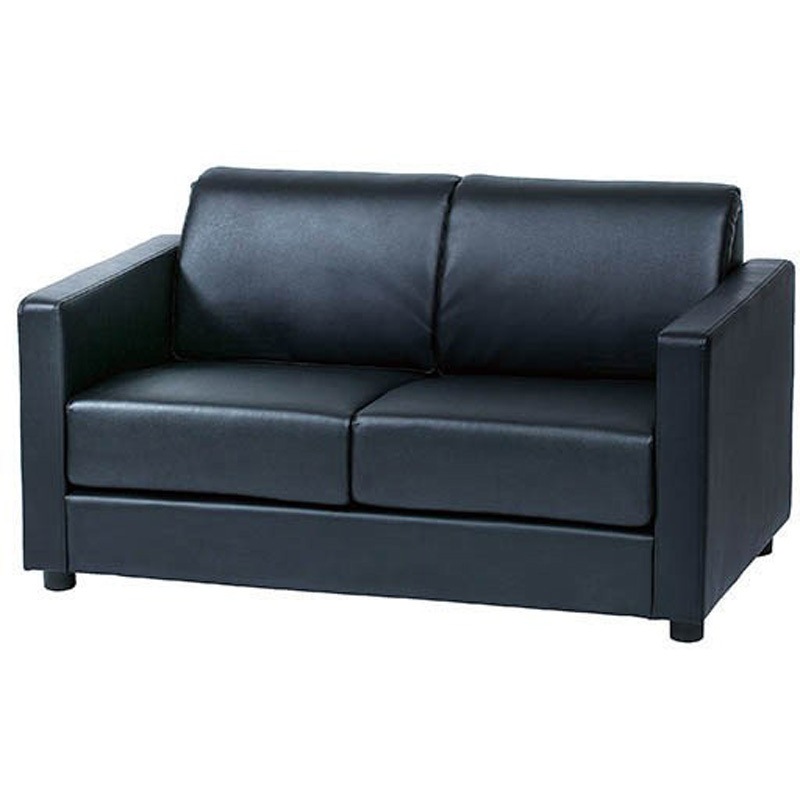 MTNS-2SBK 2人掛けソファ 井上金庫販売 高さ690mm幅1280mm奥行680mm  MTNS-2SBK