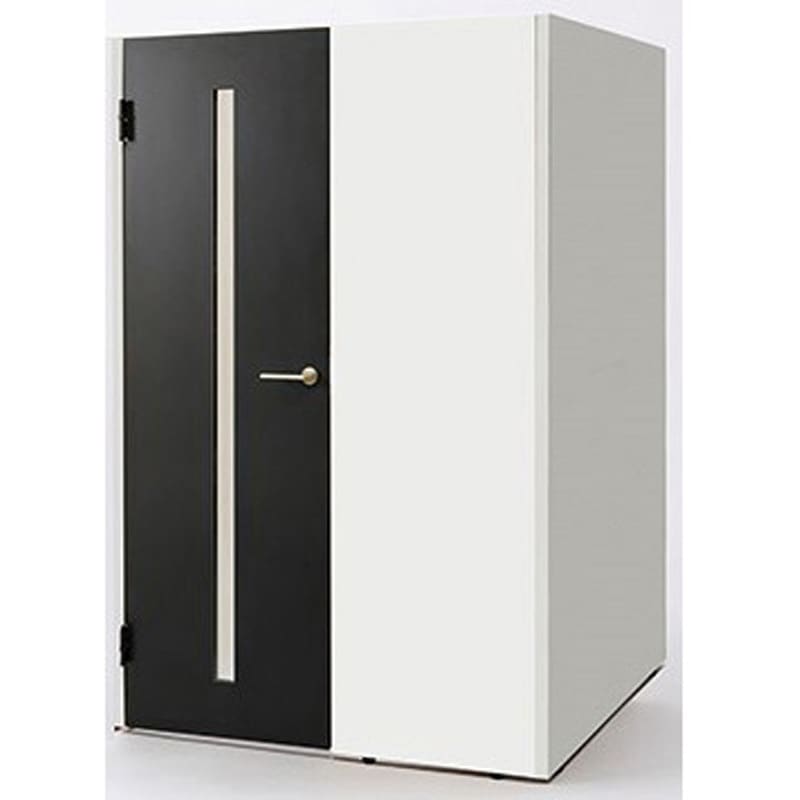 DRB-WH1212BK セミクローズドワークブース1212 井上金庫販売 寸法1200×1200×1900mm