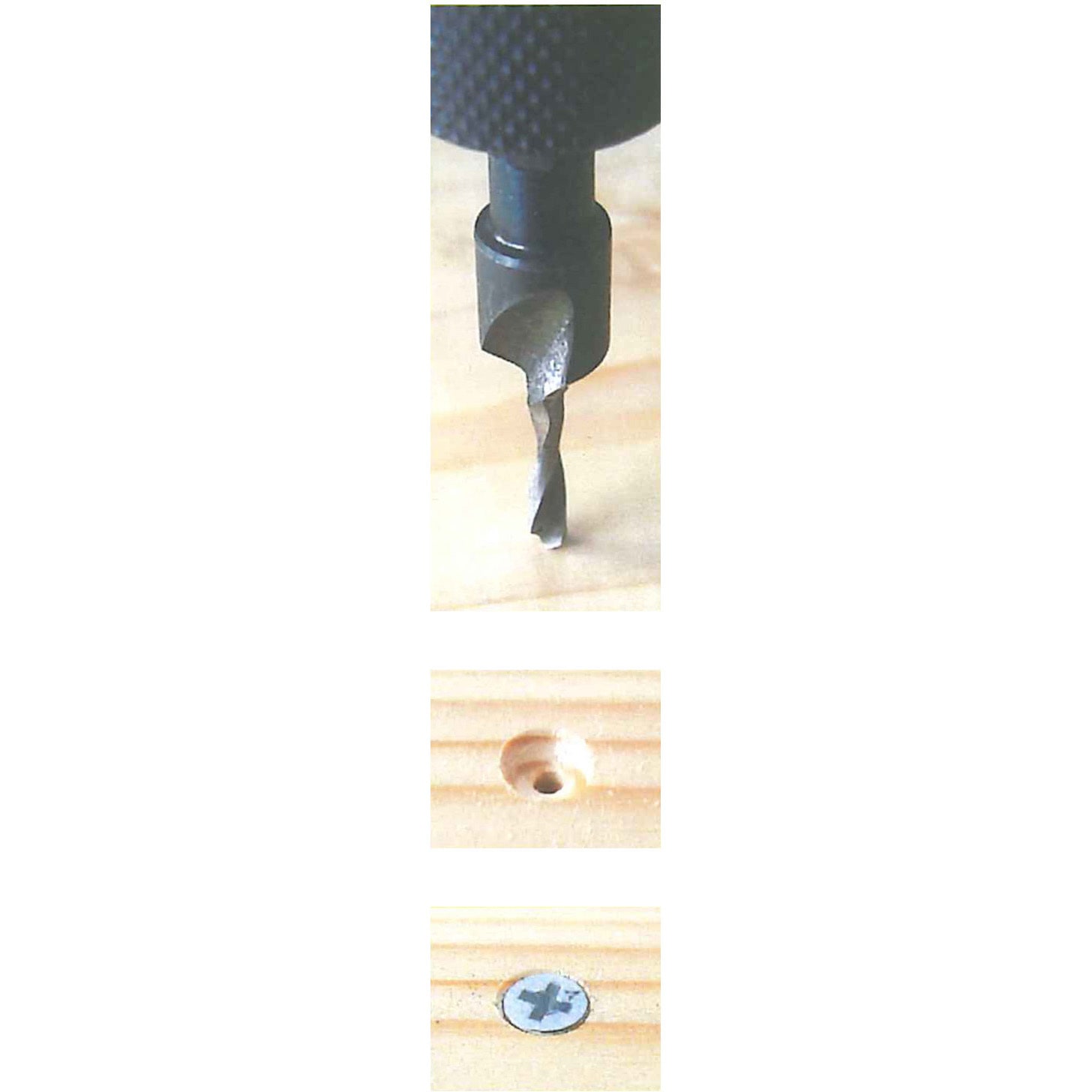 MS-9-3 六角軸 木ネジ専用皿取りカッター 大西工業 炭素工具鋼製