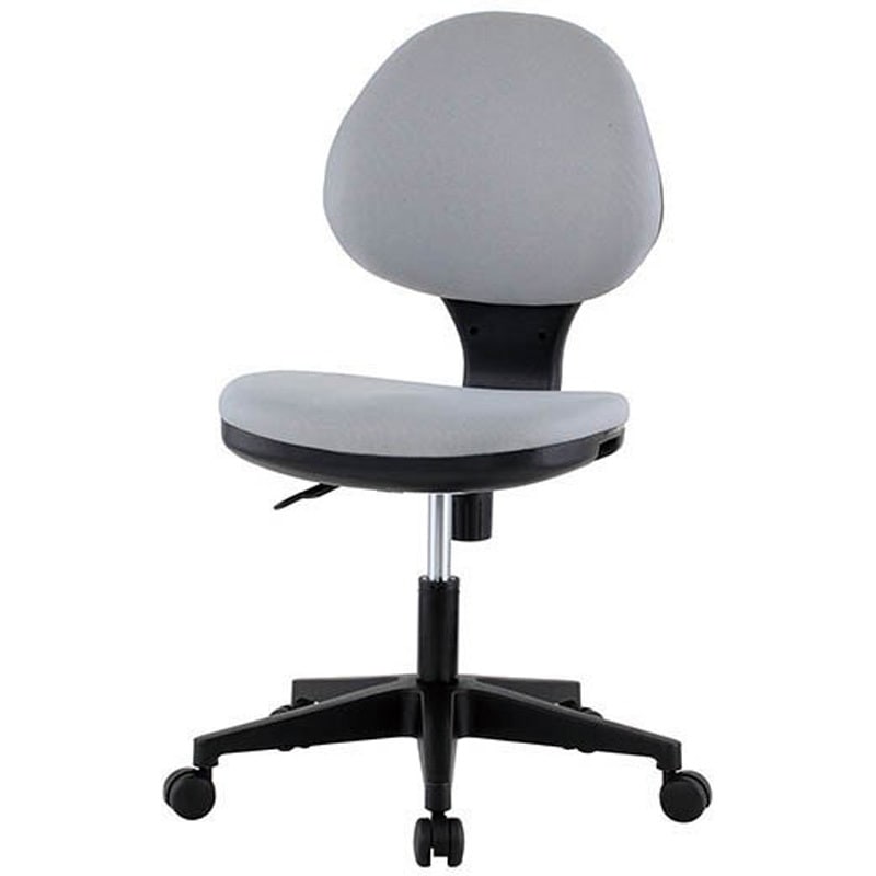 GY-129NGL GY オフィスチェア 井上金庫販売 キャスターあり グレー色 幅465mm奥行550mm高さ825～935mm  GY-129NGL