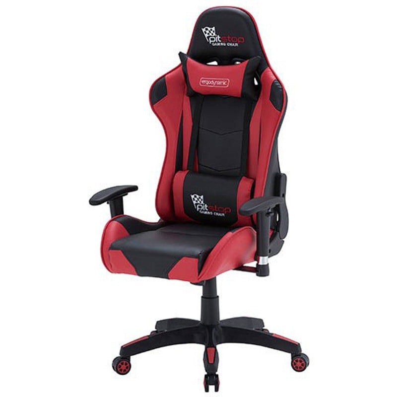 IRS-38RD ゲーミングチェア 井上金庫販売 レッド色 高さ1235～1315mm幅 