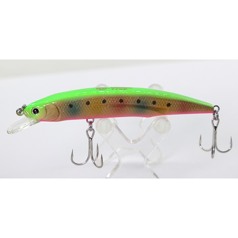 ノーバイト ヒレミノー オリカラ 未使用美品 S-40 誘惑ブラック(特殊塗料) HUミノー77SPソルトカラー ハイド