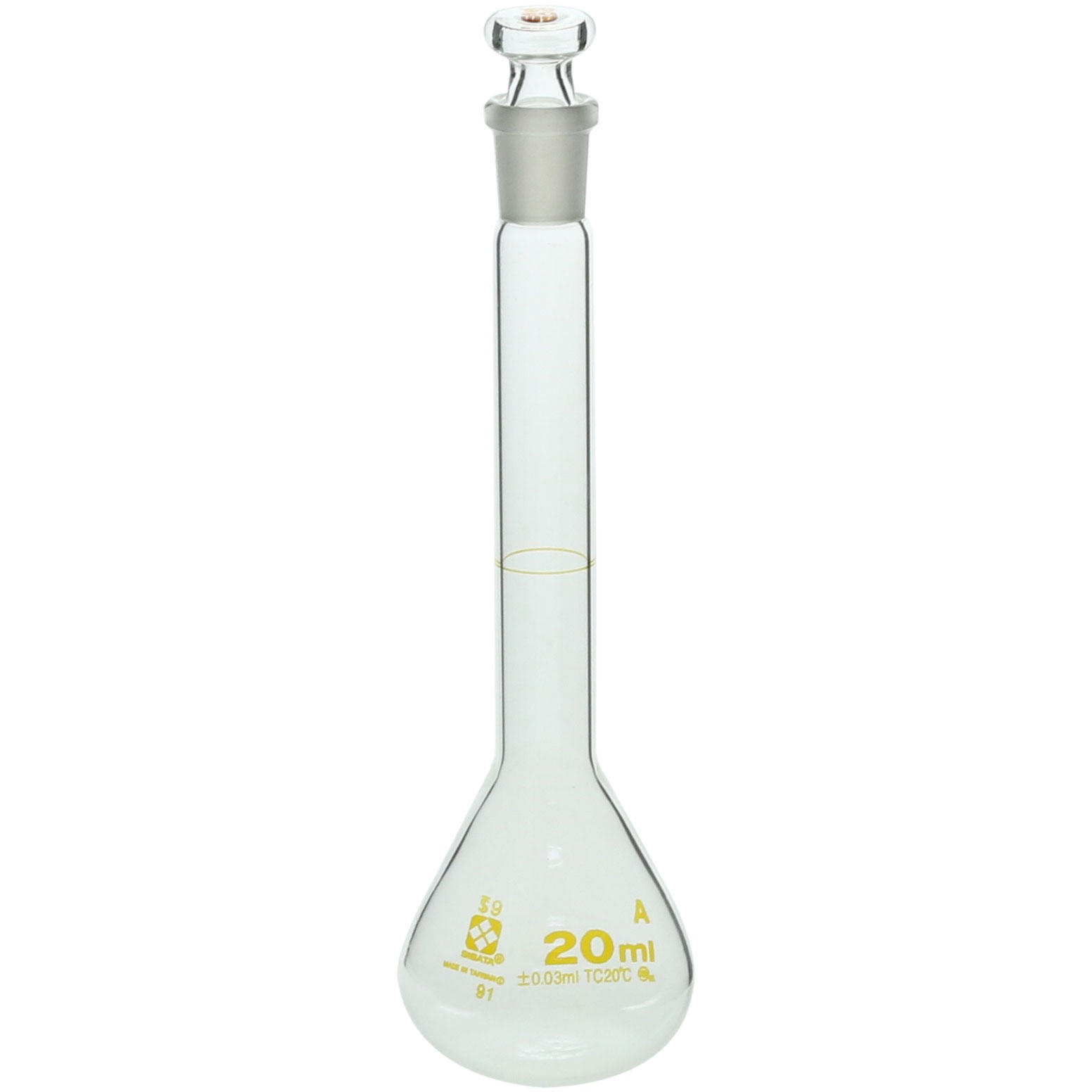 020060-20 メスフラスコ スーパーグレード SIBATA(柴田科学) 透明色