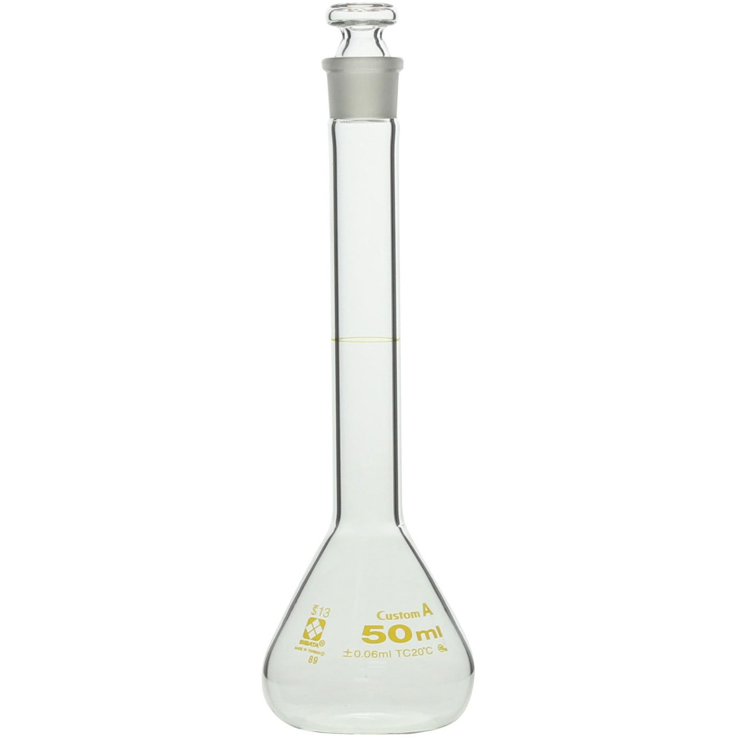 026050-50 メスフラスコ カスタムA SIBATA(柴田科学) 50mL 透明