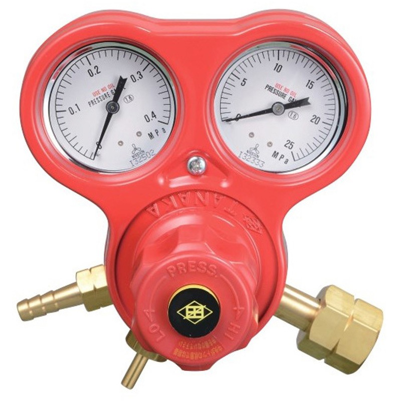 832HC 水素切断用圧力調整器 マスターⅥ HC 日酸TANAKA 材質(本体)C3771