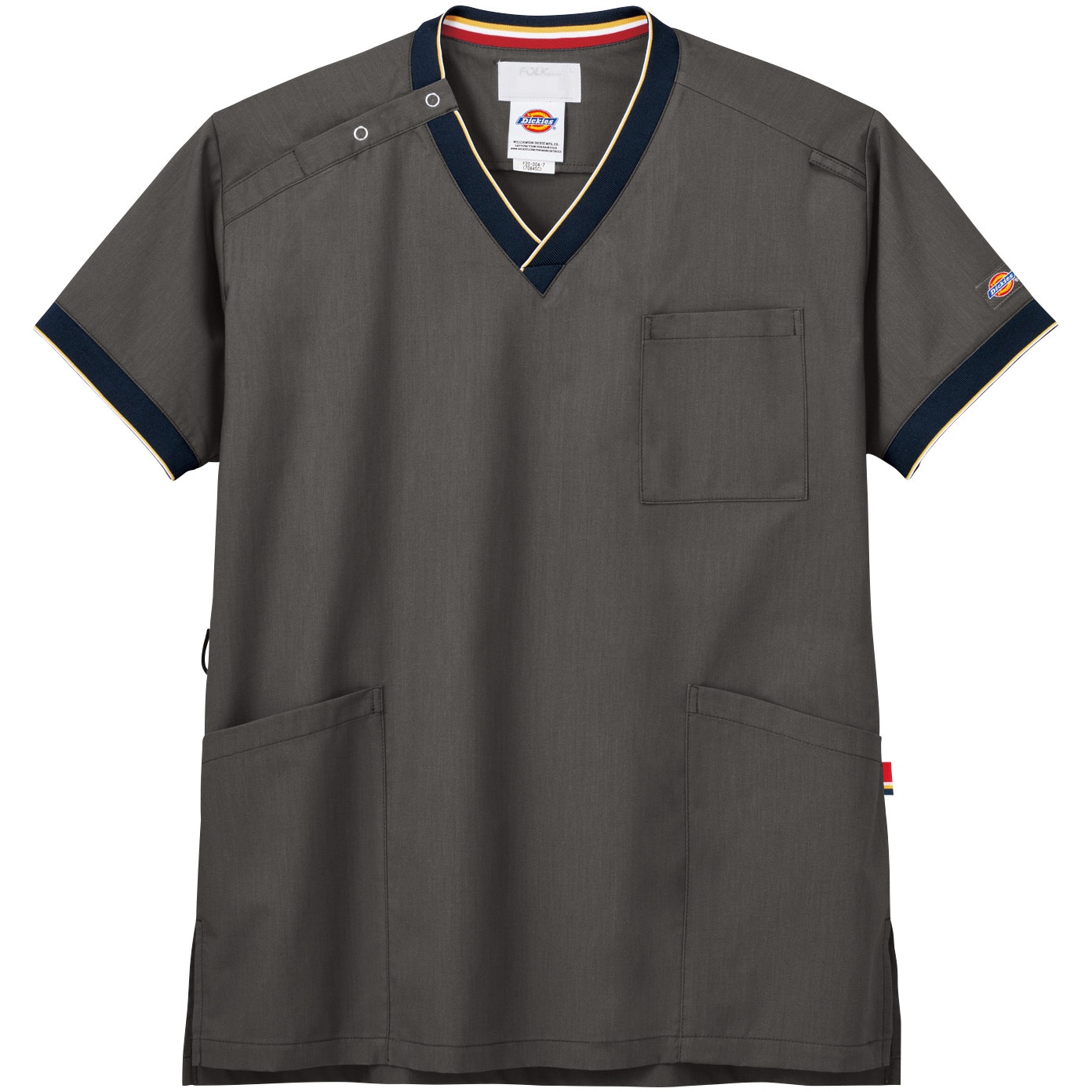 7084SC スクラブ Dickies(ディッキーズ) ガンメタ色 サイズL  7084SC