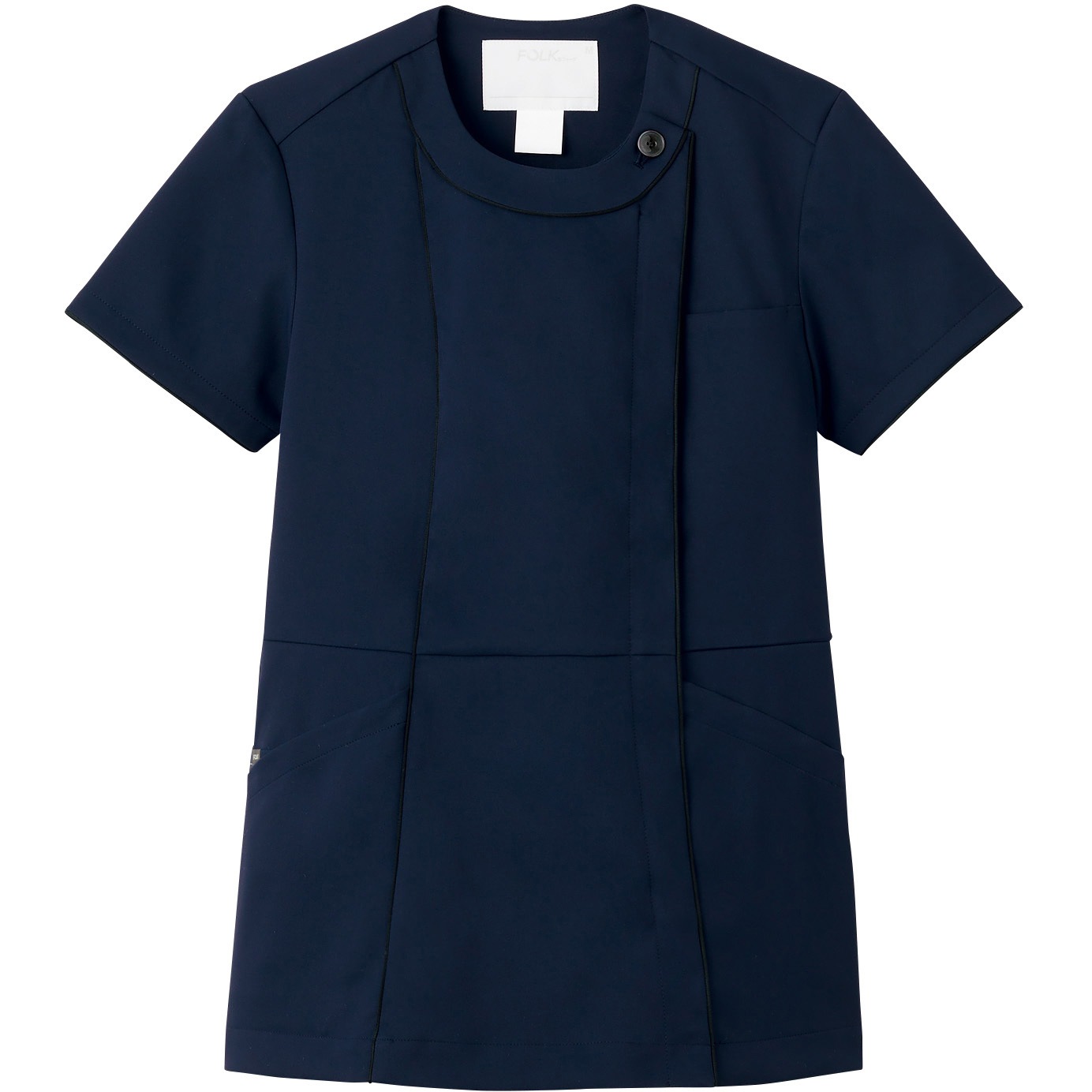 7101SC レディスジップスクラブ ZIP SCRUB(ジップスクラブ) ダークネイビー色 サイズ4L  7101SC