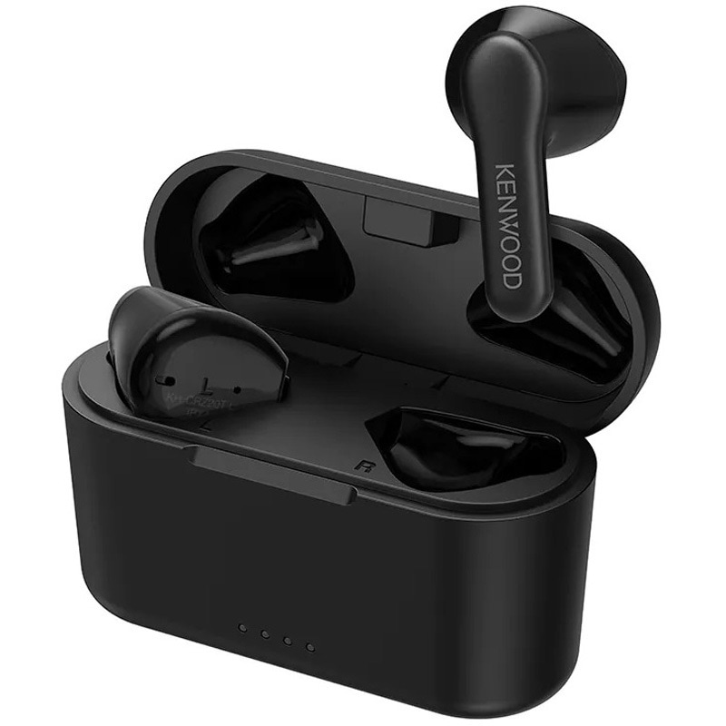 KENWOOD ワイヤレスイヤフォン ブラック 完全ワイヤレスイヤホン ブラック KH-CRZ20T-B [ワイヤレス(左右分離