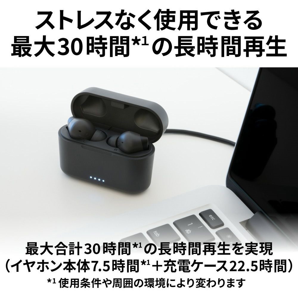 KH-CRZ40T-B 完全ワイヤレスイヤホン KH-CRZ40T JVCケンウッド