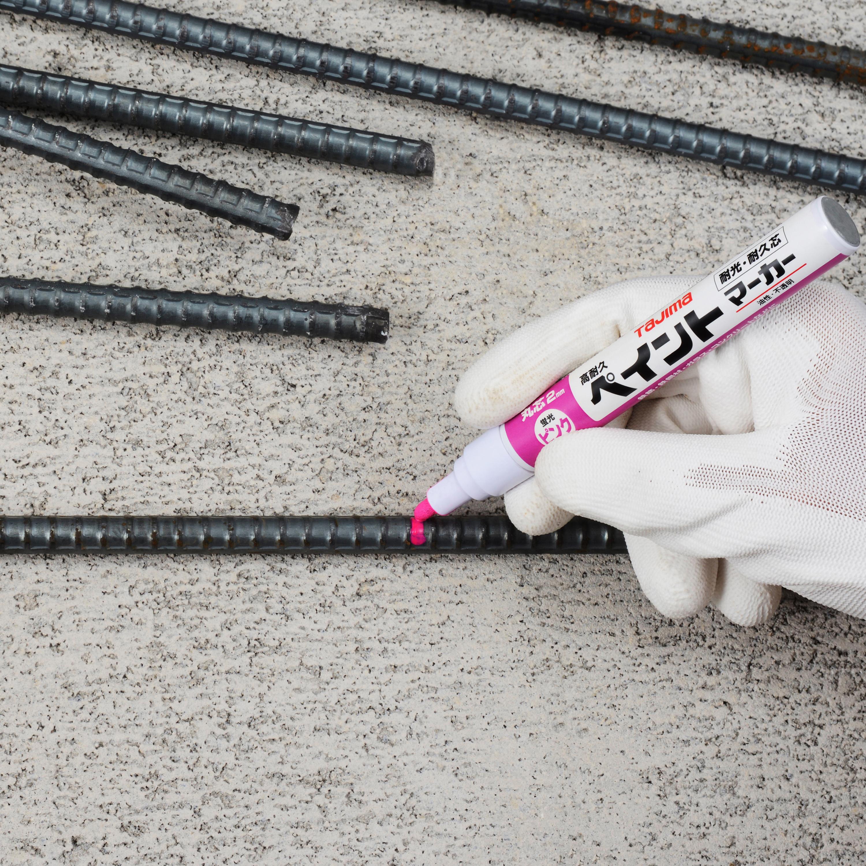 KPEM-BLA 高耐久ペイントマーカー 中字・丸芯 TAJIMA 使い切り