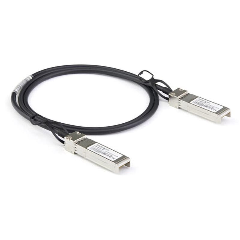 DACSFP10G2M DAC Twinaxケーブル/Dell EMC製品互換/銅線ダイレクトアタッチケーブル/Dell EMCスイッチ対応  StarTech.com SFP+オス - SFP+オス 屋内用 ブラック色 2m DACSFP10G2M - 【通販モノタロウ】