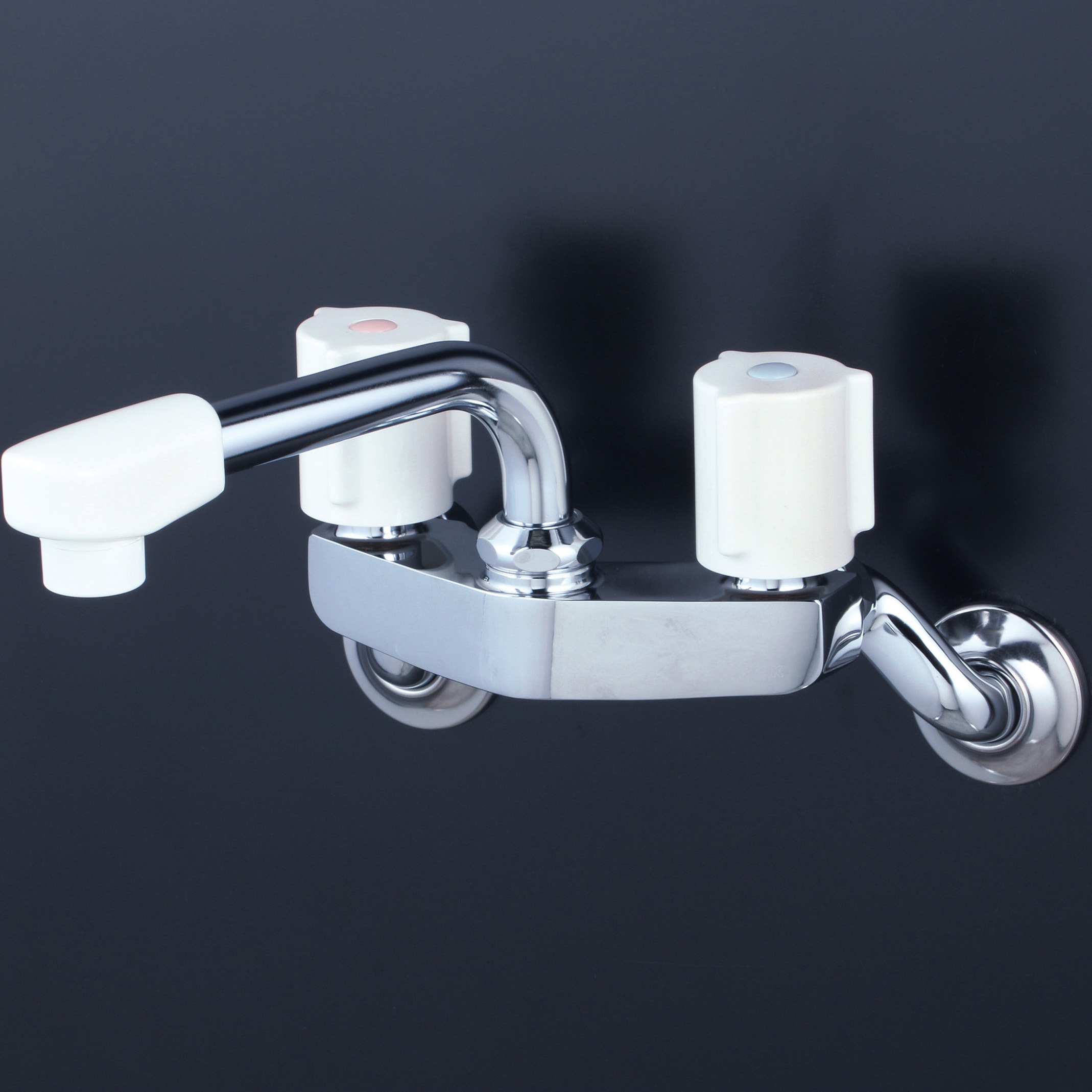 KM4G3N 2ハンドル混合栓(150mmパイプ付) KVK 浴室用 エコこま - 【通販