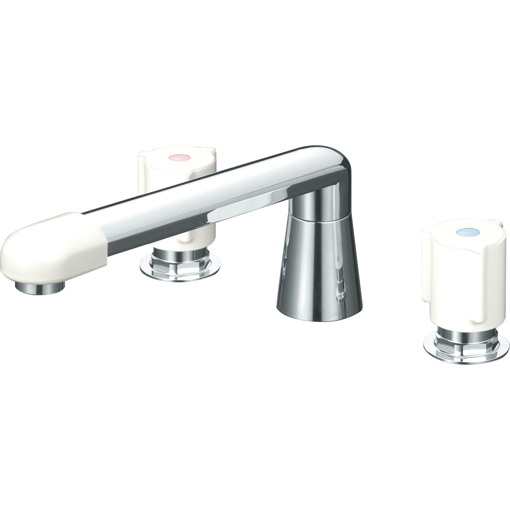 KM84CU2 2ハンドル混合栓(ナット接続) KVK 浴室用 エコこま 24,805円
