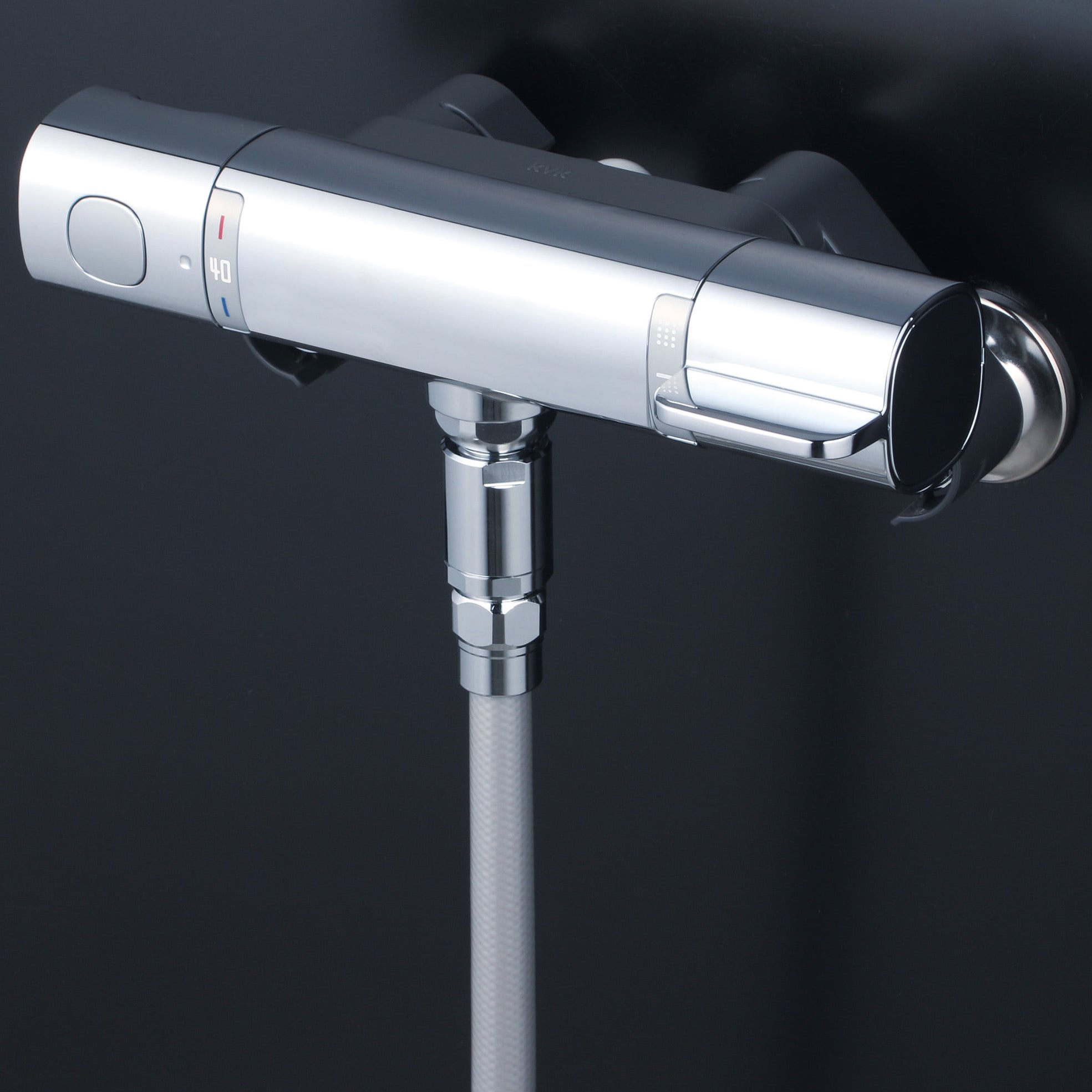 FTB100K3SFT サーモスタット式シャワーシャワー専用型メッキ3wayワンストップ仕様 1個 KVK 【通販モノタロウ】