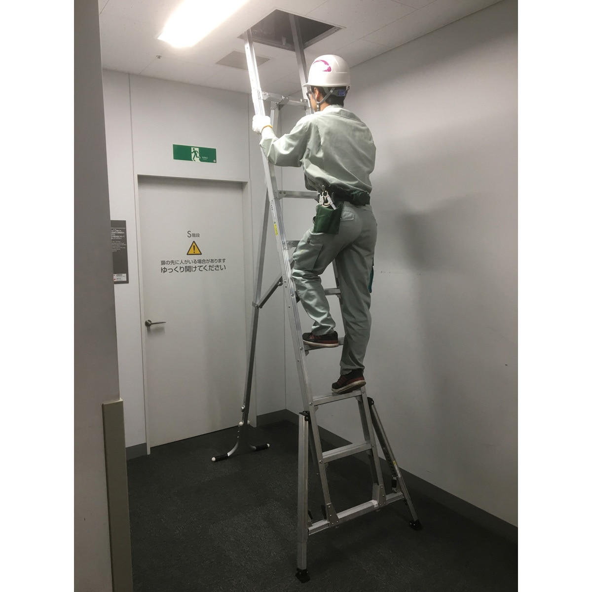 TN-3000 アルミ製点検口昇降具 天龍 ナカオ 全長2950mm TN-3000 【通販