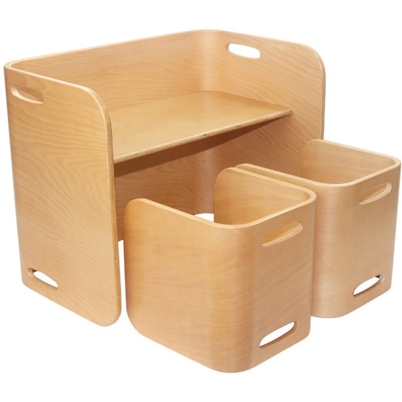 CL-3set-NA コロコロチェア&デスク3点セット 1セット HOPPL 【通販