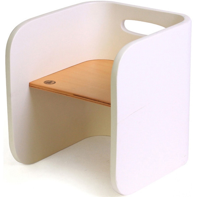CL-CHAIR-WH コロコロチェア単品 HOPPL 幅280mm奥行300mm高さ