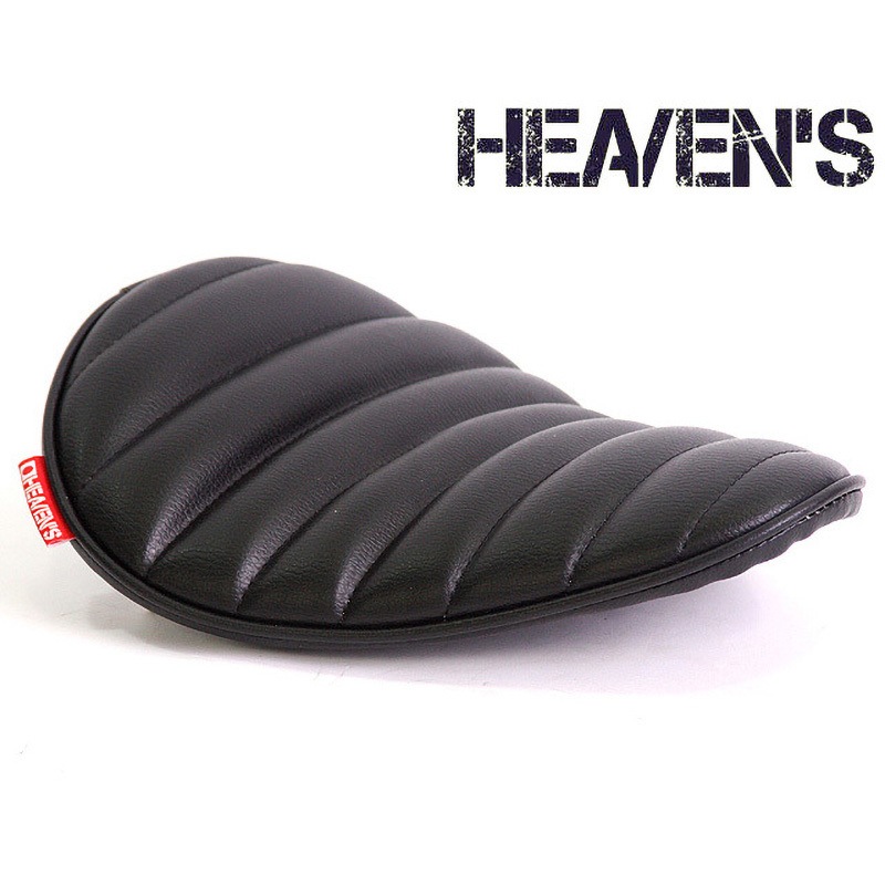 F-S-BK-C-TE 低反発スーパーフラットソロシート HEAVEN'S ブラック/タックロール色   F-S-BK-C-TE