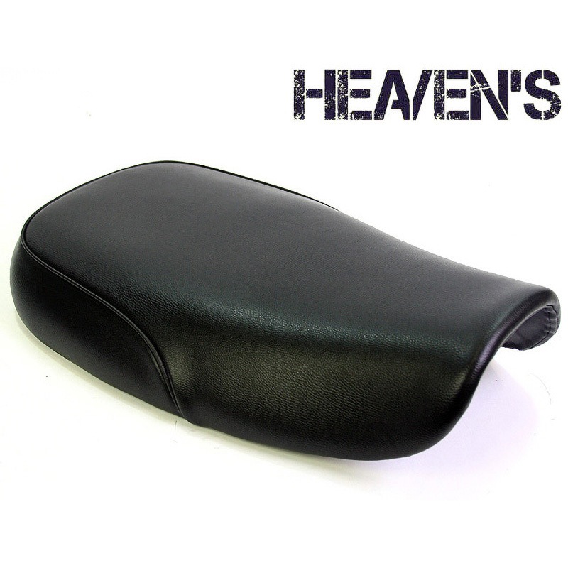 バンバン フラットシート ブラック/タックロール Van-BK-S バンバン フラットシート HEAVEN'S ブラック/スムース