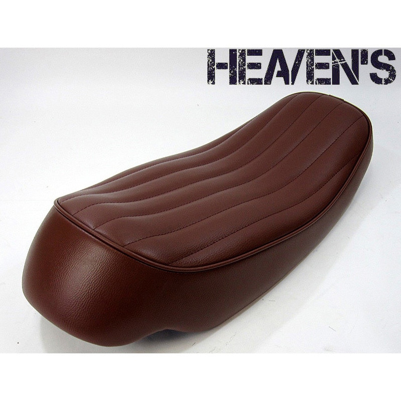 NewSR-BR-L SR400/500 キャニオンシート HEAVEN'S ブラウン/バーチカルロール色   NewSR-BR-L
