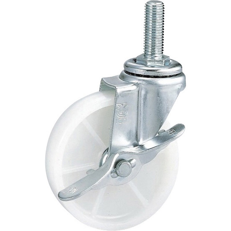 MCSN-75 ステンレスワゴン用キャスター(4個1セット) シンコー ねじ径M16×2.0  MCSN-75