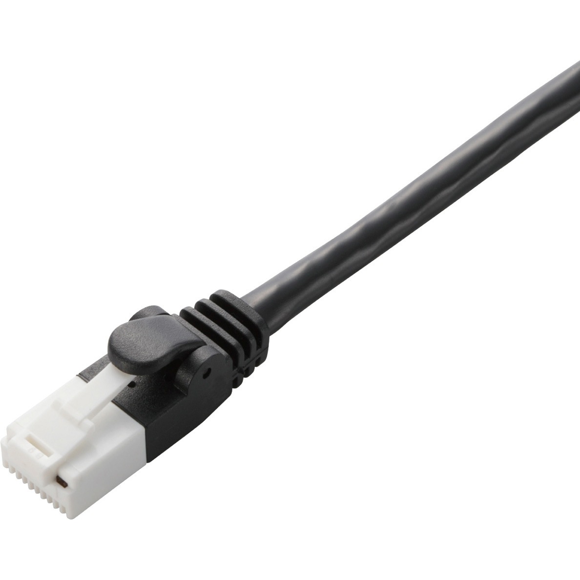 LD-GPT/BK30/RS LANケーブル CAT6 ギガビット 爪折れ防止 より線 スリムコネクタ RoHS エレコム シールド無し(UTP仕様) ストレート結線式 1Gbps ケーブル長30(コネクター含まず)m  1個