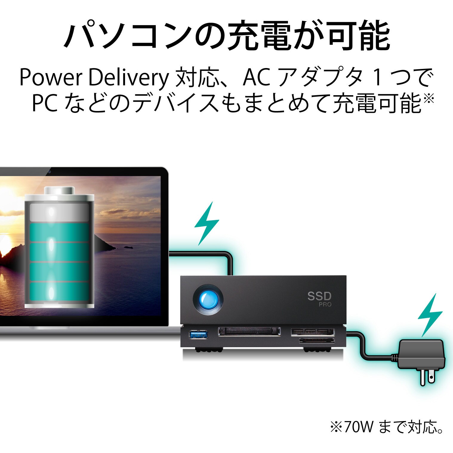 STHW2000800 SSD 外付け 据置 LaCie Thunderbolt3 高速転送 映像 STHW2000800 SSD 外付け 据置 LaCie Thunderbolt3 高速転送 映像