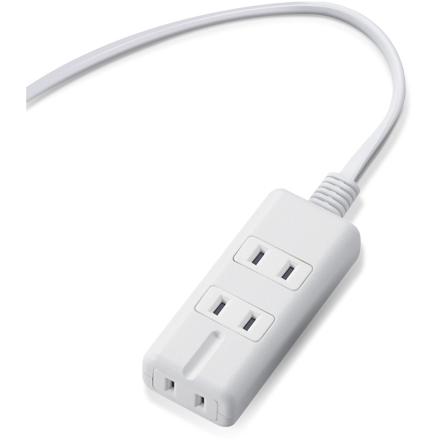 T-KM01-2320WH 延長コード 電源タップ コンセント 2P 3P対応×1 T-KM01-2320WH 延長コード 電源タップ コンセント 2P 3P対応×1