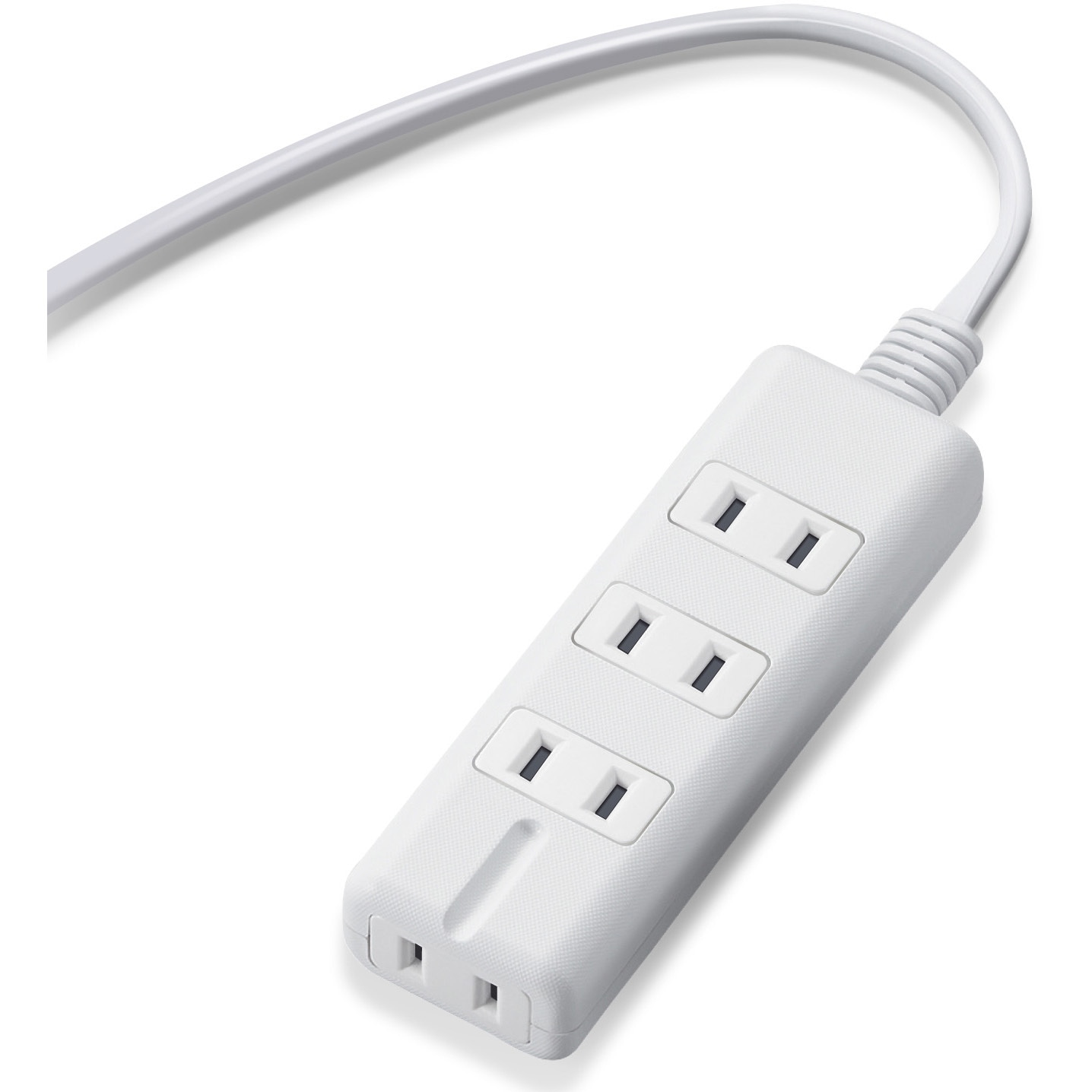 T-KM01-2410WH 延長コード 電源タップ コンセント 2P 3P対応×1個口 雷