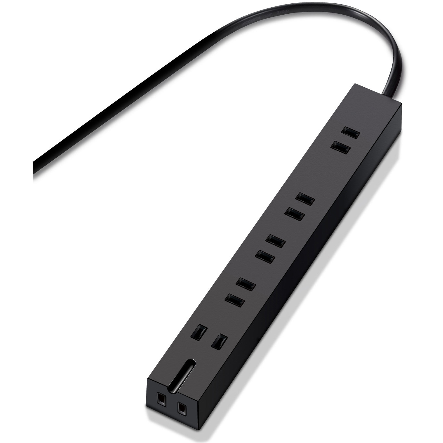 T-KM01-2610BK 延長コード 電源タップ コンセント 2P×5個口 3P対応×1