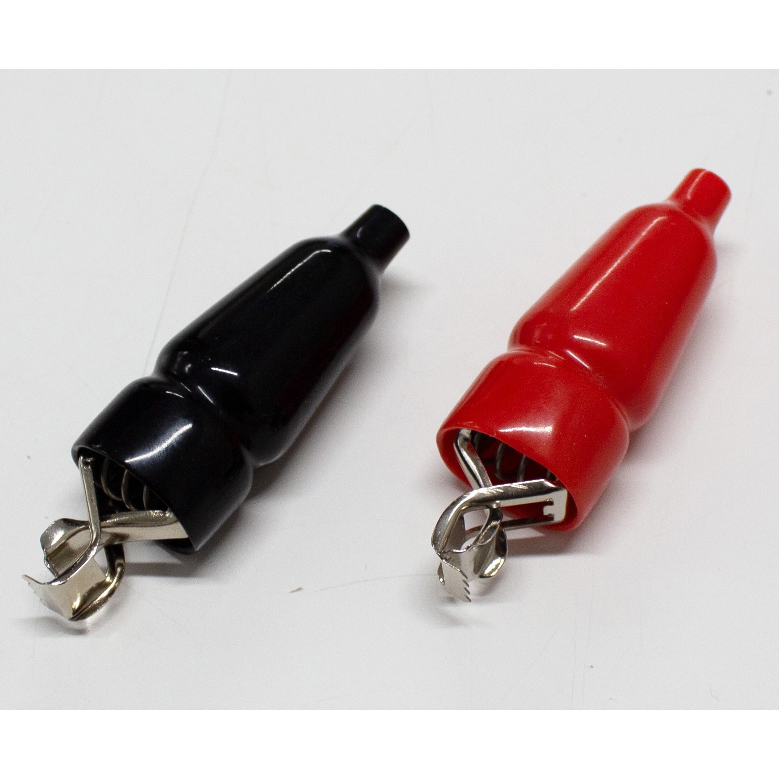 SCCP-10 +-セット わに口クリップ(カバー付) 清和工業 赤黒セット色