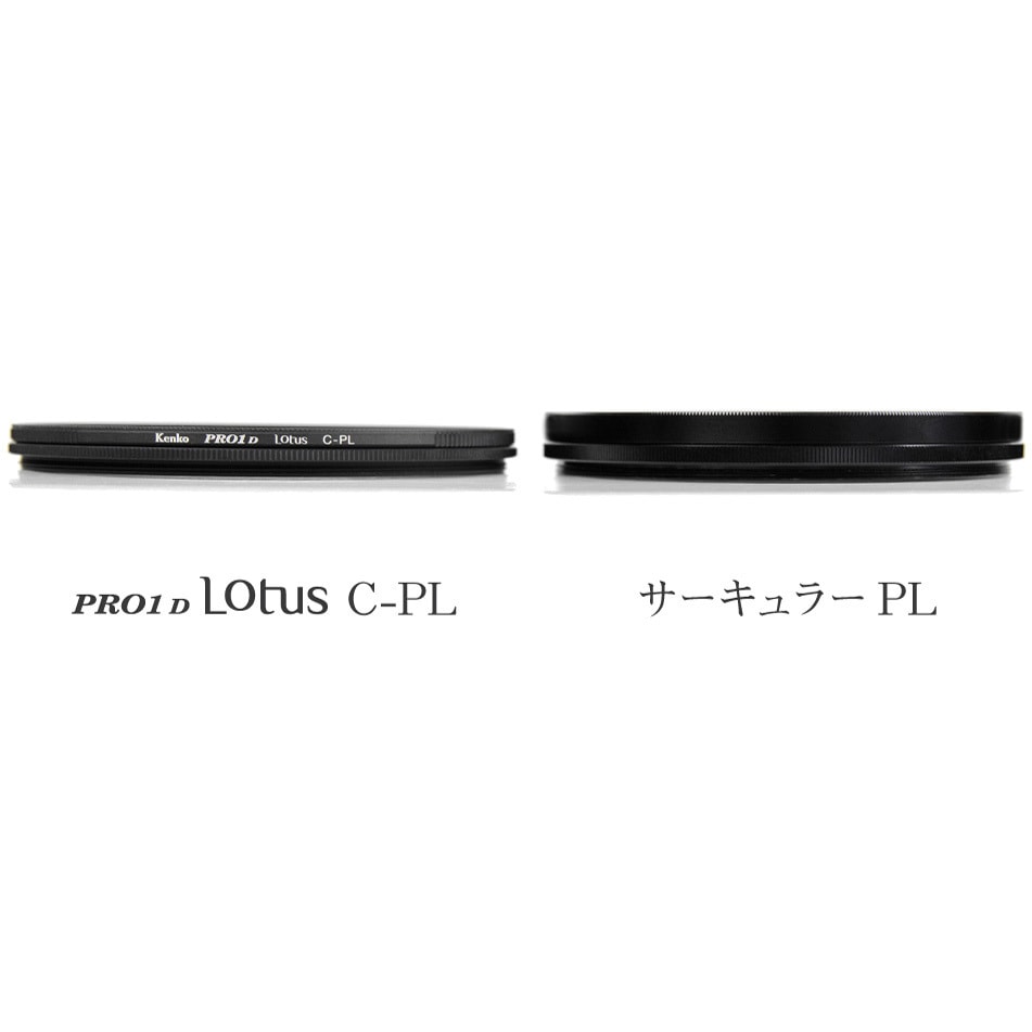 PL(円偏光)レンズフィルター PRO1DロータースC-PL(薄枠) 1個