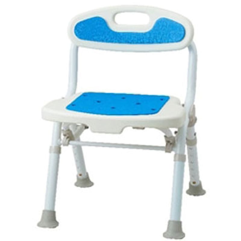 折りたたみ 入浴用車いす 介護 シャワーチェア ブレ一キ付き U型シート