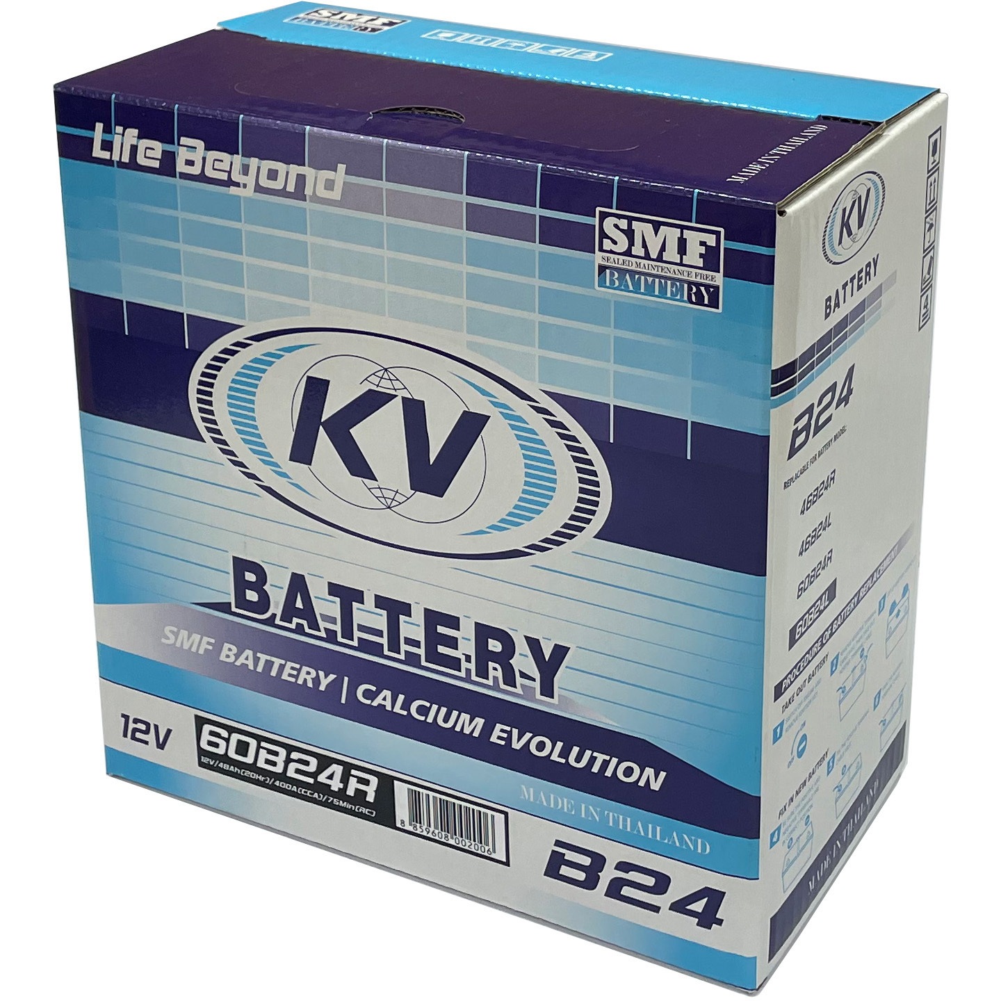 KV-60B24R 充電制御車対応バッテリー KV 1個 Thai Energy Storage 【通販モノタロウ】