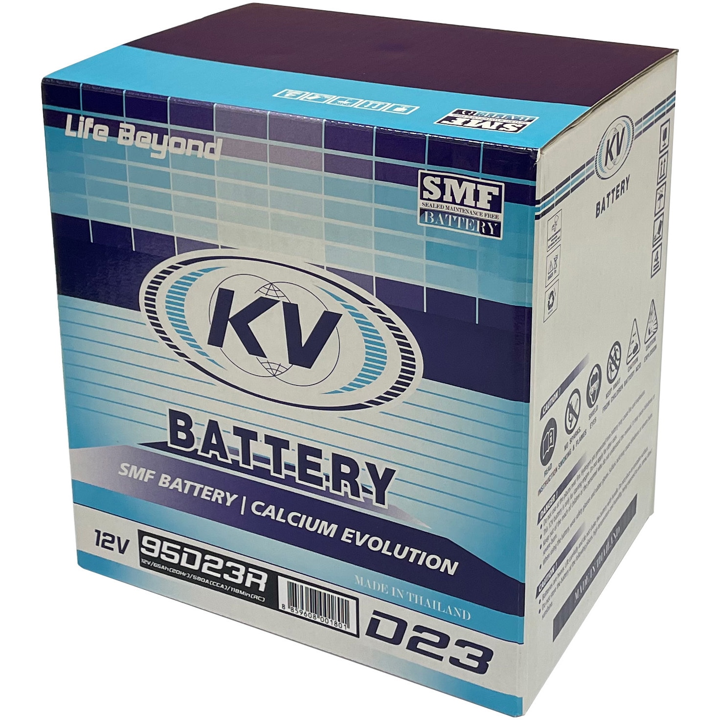 KV-95D23R 充電制御車対応バッテリー KV 1個 Thai Energy Storage 【通販モノタロウ】
