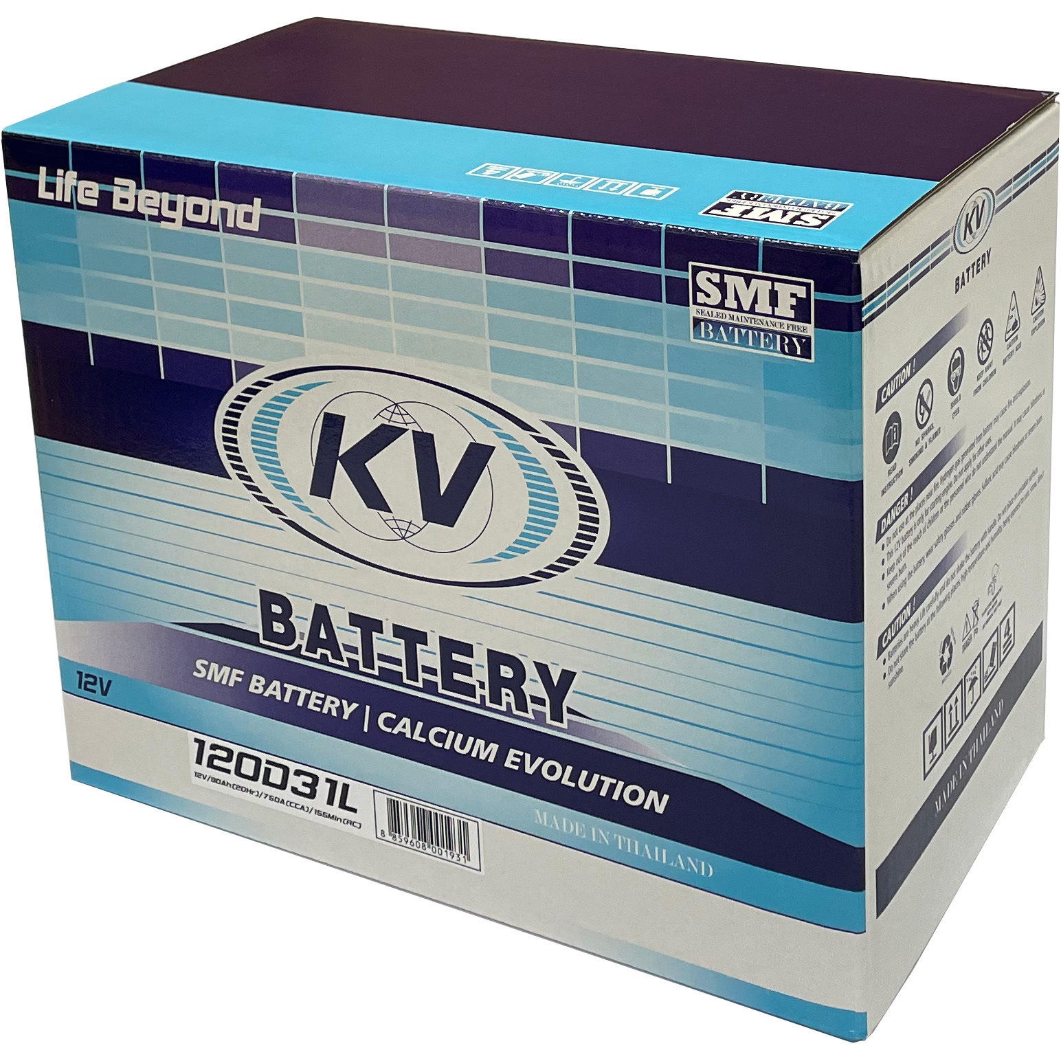 KV-120D31L 充電制御車対応バッテリー KV 1個 Thai Energy Storage 【通販モノタロウ】