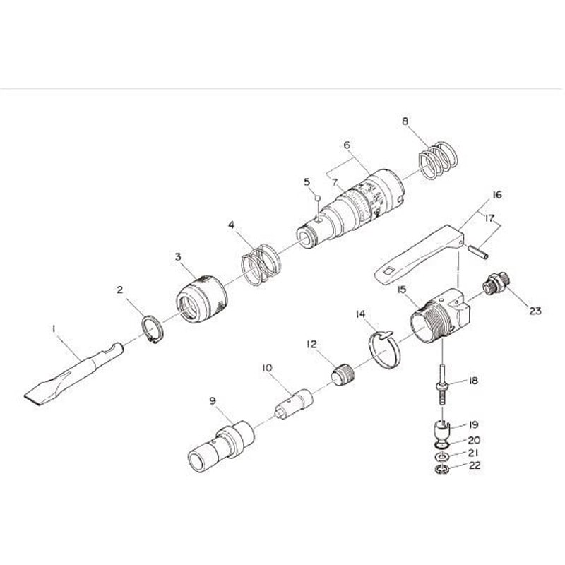 エアーチッパー ACH-16 部品 ロックバンド TQ03429