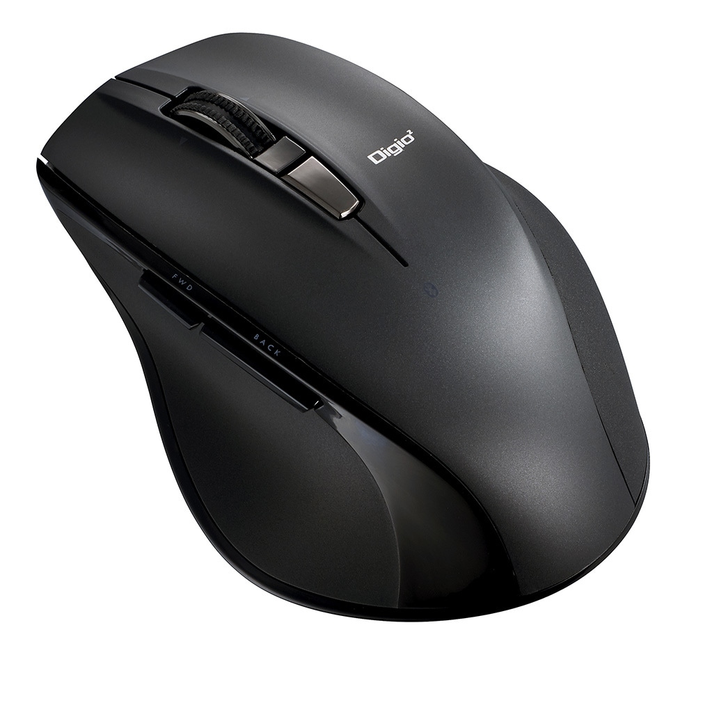 MUS-BKF165BK 高速スクロールBT静音5ボタンBlueLEDマウス 1個