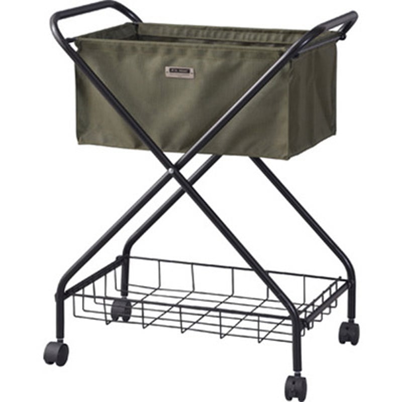 164470 フォールディング バスケットワゴン グリーン MIP-83GR 1台 東谷 【通販モノタロウ】 8,985円